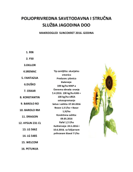 poljoprivredna savetodavna i stručna služba jagodina doo