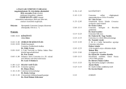 A MAGYAR COMENIUS T&Aacute;RSAS&Aacute;G megalakul&aacute;s&aacute;nak 30