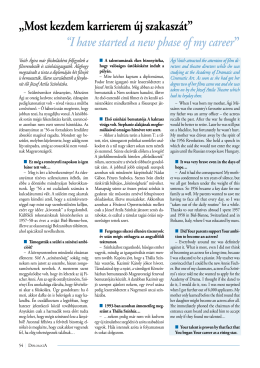 Most kezdem karrierem &uacute;j szakasz&aacute;t