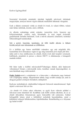 Kedves Egybegyűltek! Szeretettel köszöntök mindenkit