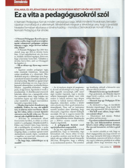 Page 1 Emokrata M AG Y A R C R S Z ÁG ÁTALAKUL ÉS