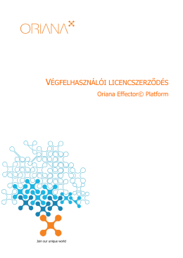 Végfelhasználói licencszerződés
