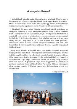 A visegr&aacute;di &eacute;lm&eacute;nyek