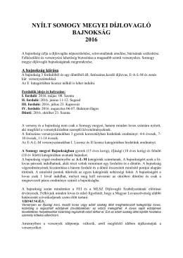 ny&iacute;lt somogy megyei d&iacute;jlovagl&oacute; bajnoks&aacute;g 2016