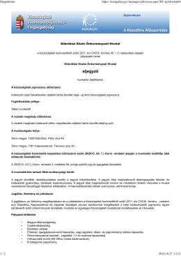 aljegyző - Döbrököz