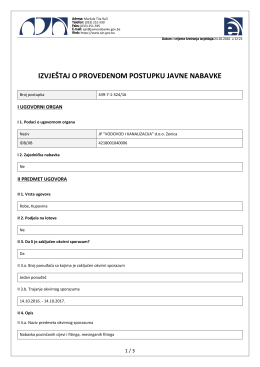 IJN 439-7-1-324 16 Nabavka Pocinčanih Cijevi I Fitinga