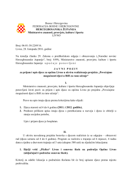 Bosna i Hercegovina FEDERACIJA BOSNE I HERCEGOVINE