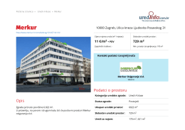 Uredi za najam u Merkur 10000 Zagreb, Ulica kneza Ljudevita