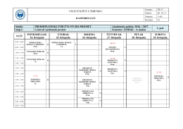 PREDDIPLOMSKI STRUČNI STUDIJ PROMET Akademska godina