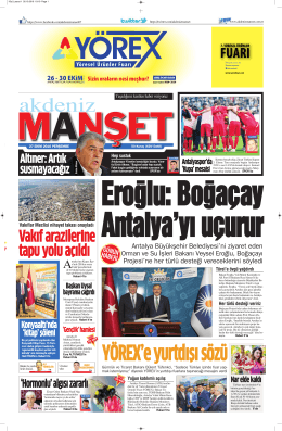 Vakıf arazilerine tapu yolu a&ccedil;ıldı