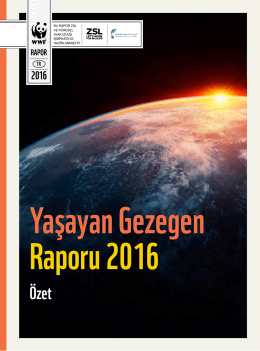 Yaşayan Gezegen Raporu 2016