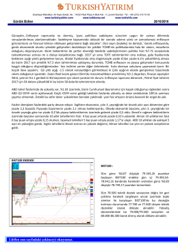 Piyasa Yorumu - Turkborsa.net