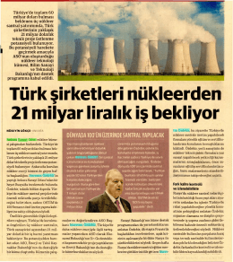 dünyada 100`ün üzerinde santral yapılacak
