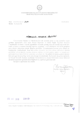 Stajlarda Olabilecek İş Kazanları hakkında &Ouml;nemli Duyuru