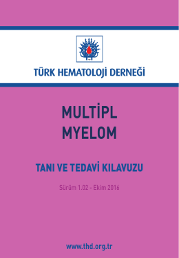 multipl myelom - Türk Hematoloji Derneği
