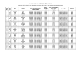 T&uuml;rk Dili ve Edebiyatı &Ouml;ğretmenliği