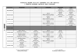 (Psikoloji B\366l\374m\374 Haftal\375k Ders \307izelgeleri.xls)