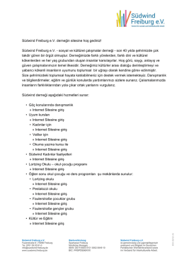 S&uuml;dwind Freiburg e.V. derneğin sitesine hoş gediniz! S&uuml;dwind