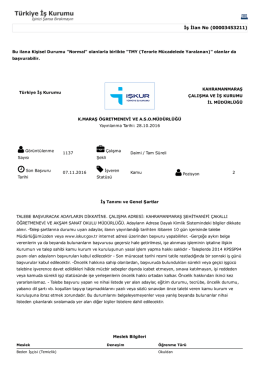 İş İlan No (00003453211)