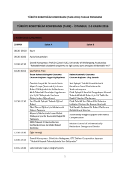 Taslak program i&ccedil;in tıklayınız.