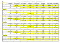 13/12/2016 - 22/12/2016 ortak sınav haftası programı