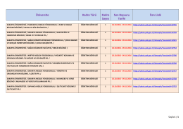 Sakarya Üniversitesi Öğretim Görevlisi Alım İlanı