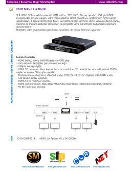 Telkolink | CLR-HDMI-S214 HDMI Bölücü 1x4 Ultra HD 4K