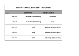 11.sınıf h.sonu et&uuml;t prg.