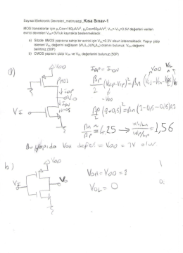 Page 1 Sayısal Elektronik Devreleri_metinyazgi Kısa Sınav