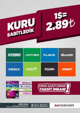 SABİT KUR KAMPANYASI BAŞLADI ! Fırsatı Kaçırmayın