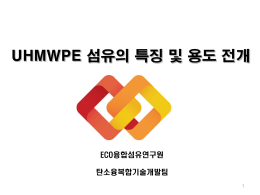 UHMWPE 섬유의 특징 및 용도 전개