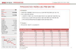 카카오(035720): 퍼포먼스 광고 역량 강화 기대