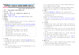 전문계 교원 국외 현장연수 알선 용역 과업설명서