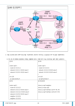 [LAB-3] OSPF I