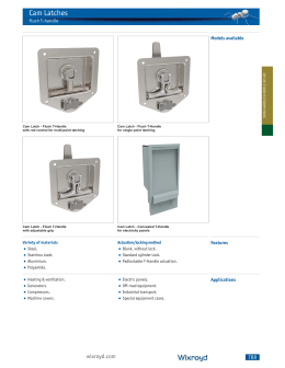 Cam Latches