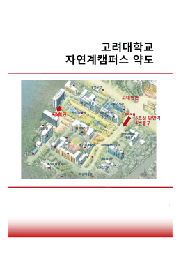 고려대학교 자연계캠퍼스 약도