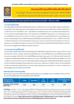 กองทุนเปิดกรุงศรีเอเชียนอินคัมเฮดจ์