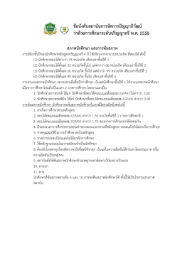 ข้อบังคับสถาบันการจัดการปัญญาภิวัฒน์ ว่าด้ว