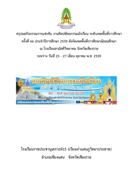 โรงเรียนราชประชานุเคราะห์15 (เวียงเก่าแสนภูวิ