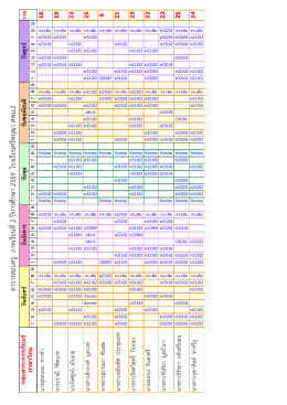 ตารางสอนครู ภาคเรียนที่ 2 ปการศึกษา 2559 โรงเรีย