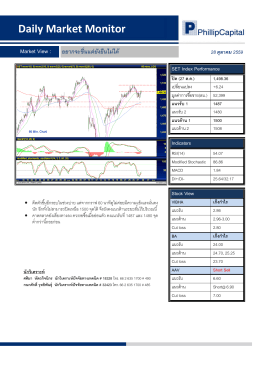 Daily Market Monitor