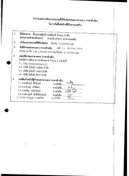 Page 1 ตารางแสดงวงเงินงบประมาณที่ได้รับจัดสรรและราคากลาง (ราคา