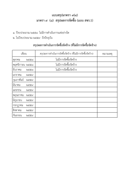 แบบสรุปมาตรา ๙(๘) มาตรา ๙ (๘) สรุปผลการจัดซื้อ (แ