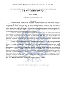 Jurnal Kesehatan Olahraga Vol.06 No.2 Edisi Oktober 2016 hal 274