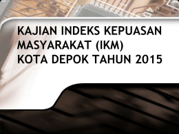- Bappeda Kota Depok