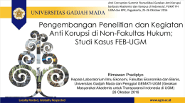 Studi Kasus FEB-UGM
