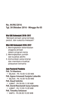 tata ibadah perjamuan kudus