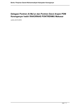 Berita 7958_Delegasi Pontren Al Ma`un dan Pontren Darul Arqam