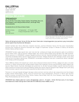 MEDIA RELEASE