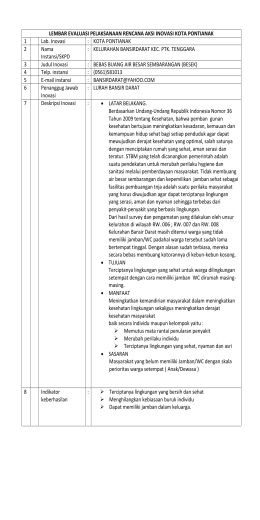 LEMBAR EVALUASI PELAKSANAAN RENCANA AKSI INOVASI